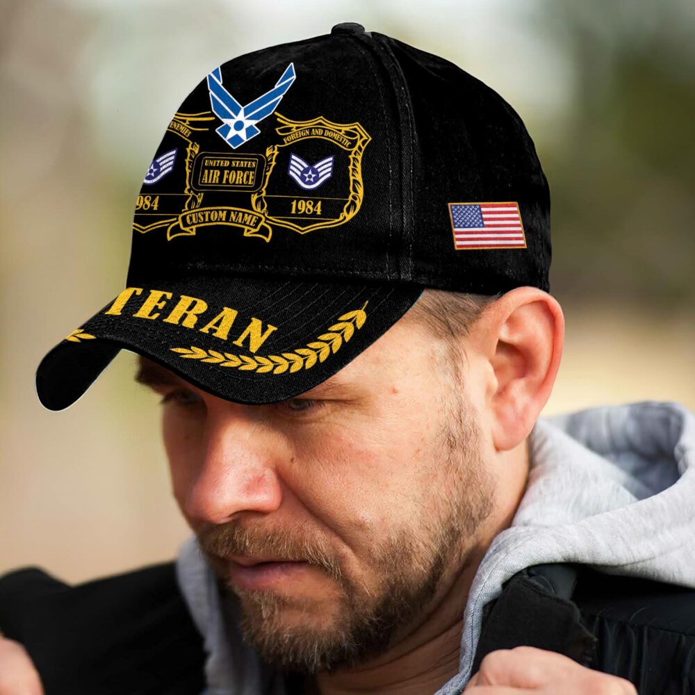 US Air Force, E 8 Air Force Senior Master Sergeant - Classic Cap - Image 3