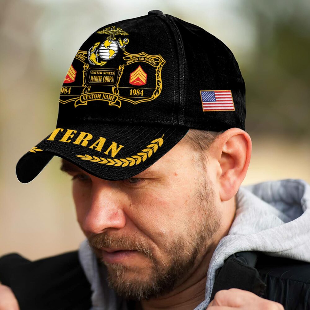 US Marine Corps, O 3 Marines Captain - Classic Cap - Image 3