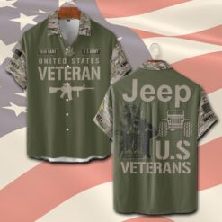 US Army, Freedom Isn't Free - Short Sleeve Button Shirt