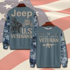 US Navy, American By Birth, Veteran By Choice - Sweatshirt