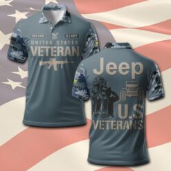 US Navy, E 5 Gold - Polo Shirt