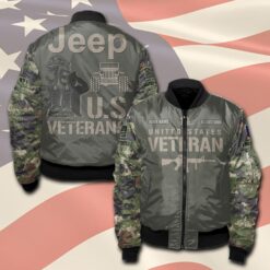 US Coast Guard, Honor, Duty, Service - Bomber Jacket