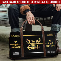 US Navy, Life And Pride - Travel Bag - Size L: 20.4 x 9.4 x 10.2 inches