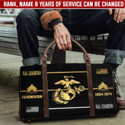 US Marine Corps, Proud To Have Served - Travel Bag - Size L: 20.4 x 9.4 x 10.2 inches