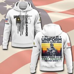US Army, Freedom Over Fear - Hoodie