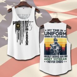 US Army, American By Birth, Veteran By Choice - Tank-Top