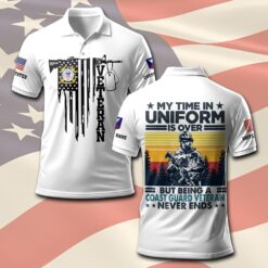 US Coast Guard, No One Gets Left Behind - Polo Shirt