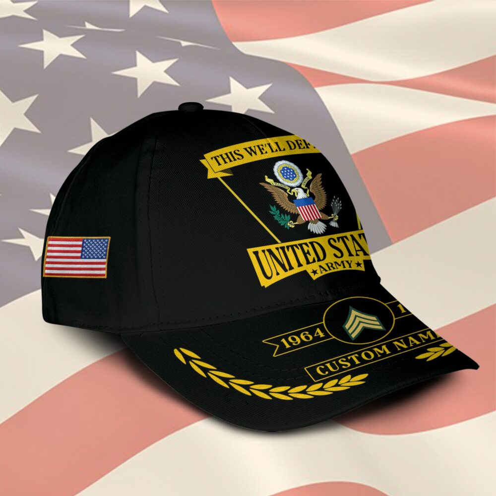 US Army, E 8 Army Master Sergeant - Classic Cap - Image 2