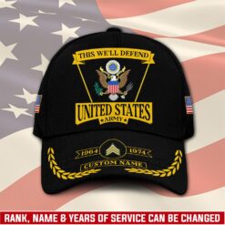 US Army, E 8 Army Master Sergeant - Classic Cap