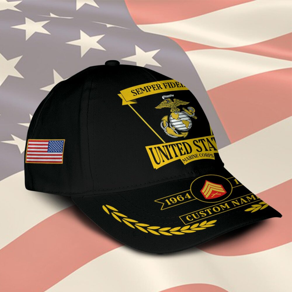 US Marine Corps, Freedom Over Fear - Classic Cap - Image 2