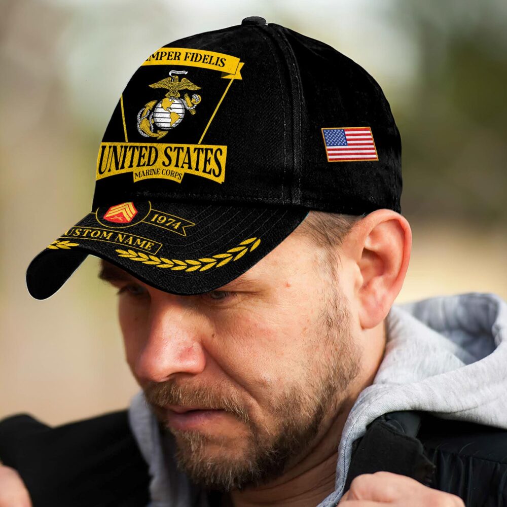 US Marine Corps, Freedom Over Fear - Classic Cap - Image 3