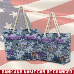 US Navy, No One Gets Left Behind - Beach Bag