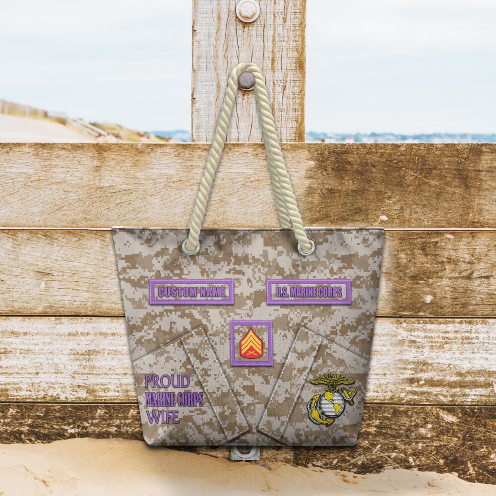 US Marine Corps, E 5 Marines Sergeant - Beach Bag - Image 2