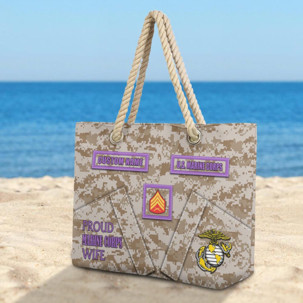 US Marine Corps, E 5 Marines Sergeant - Beach Bag - Image 3