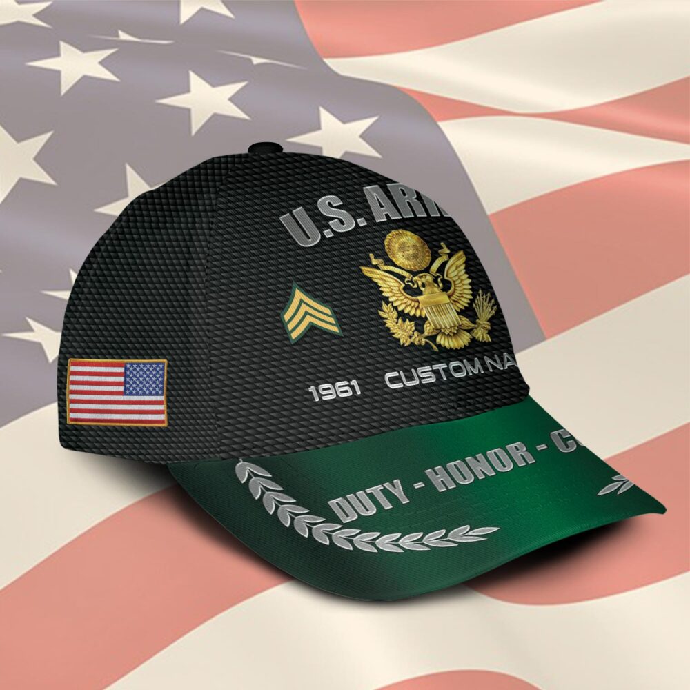 US Army, E 7 Army Sergeant First Class - Classic Cap - Image 2
