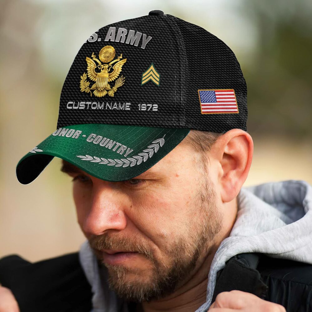 US Army, E 7 Army Sergeant First Class - Classic Cap - Image 3