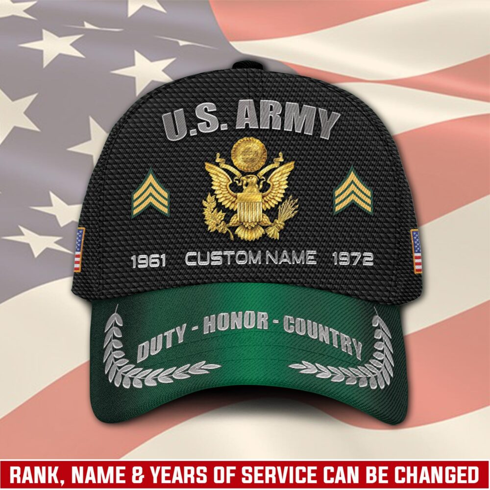 US Army, E 7 Army Sergeant First Class - Classic Cap