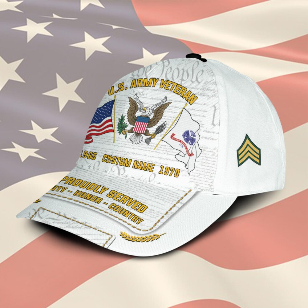 US Army, E 4 Army Specialist - Classic Cap - Image 2