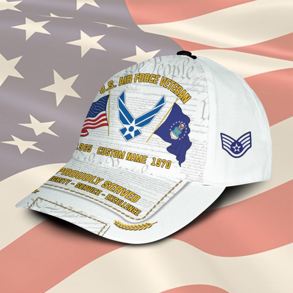 US Air Force, Aim High … Fly-Fight-Win - Classic Cap - Image 2