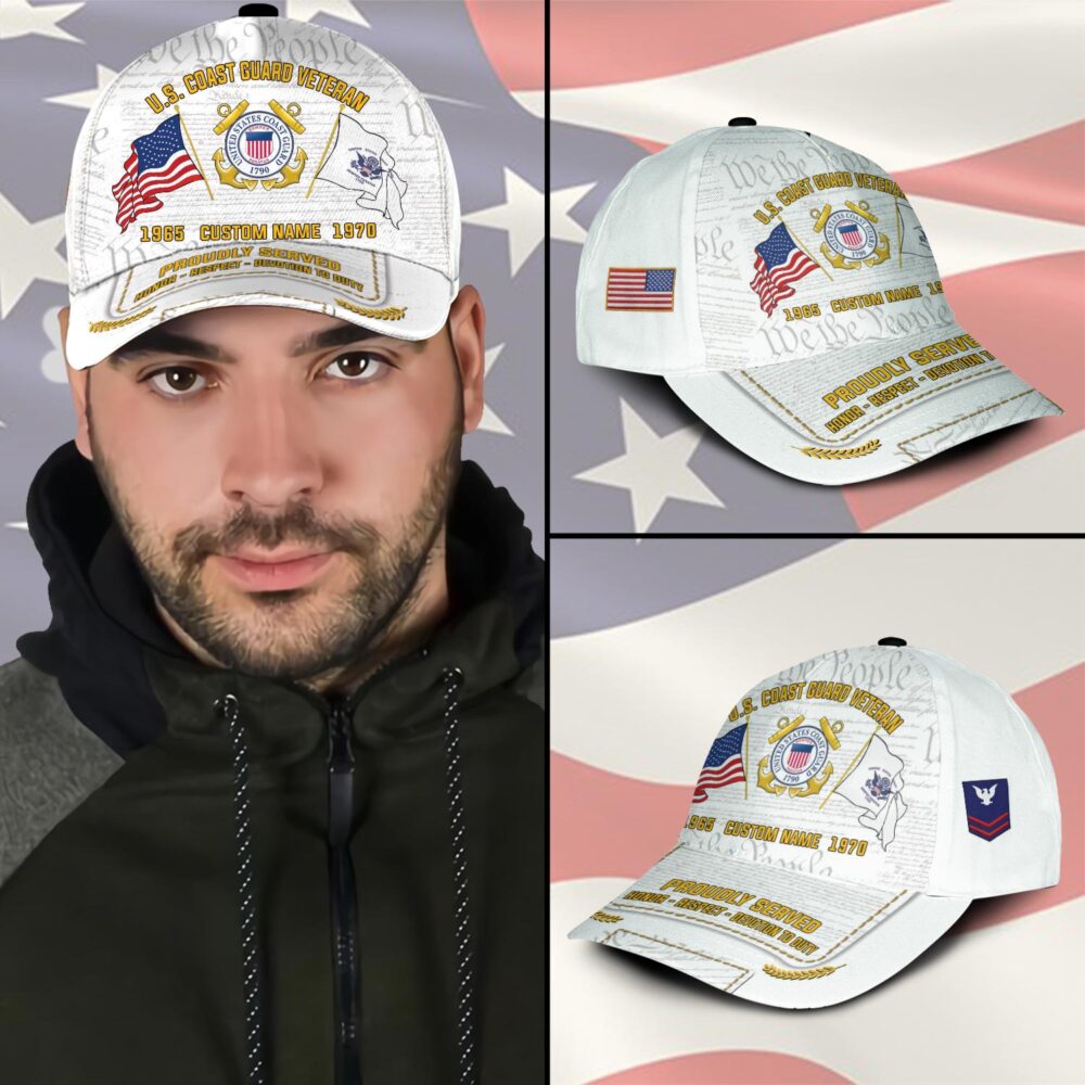 US Coast Guard, I Walked The Walk - Classic Cap - Image 3