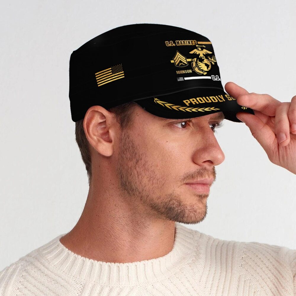US Marine Corps, E 4 Marines Corporal - Military Cap - Image 3