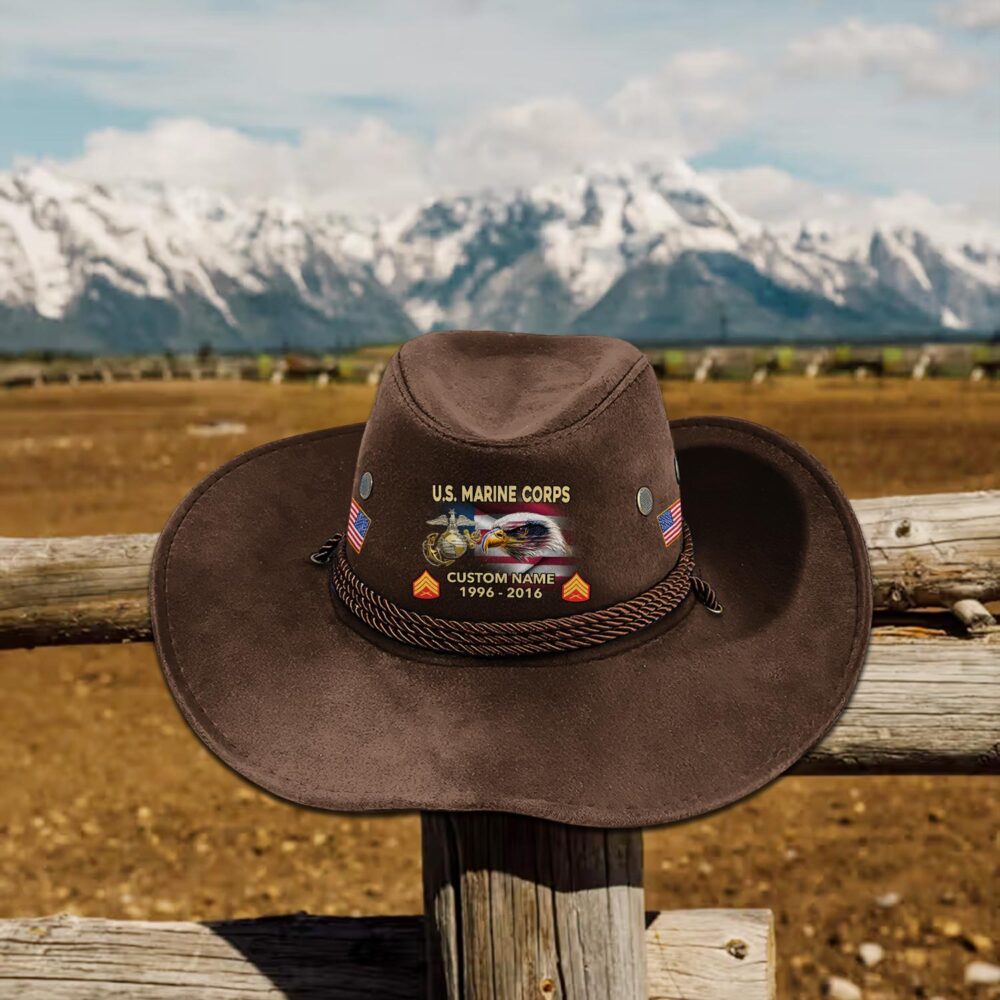 US Marine Corps, O 4 Marines Major - Cowboy Hat - Image 4