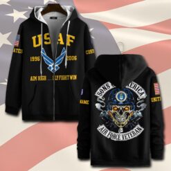 US Air Force , Once An Airman, Always An Airman - Zip Hoodie