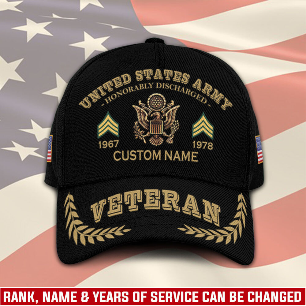 US Army, American By Birth, Veteran By Choice - Classic Cap
