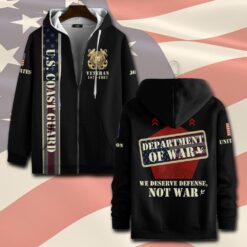 US Coast Guard, Defender of Freedom - Zip Hoodie