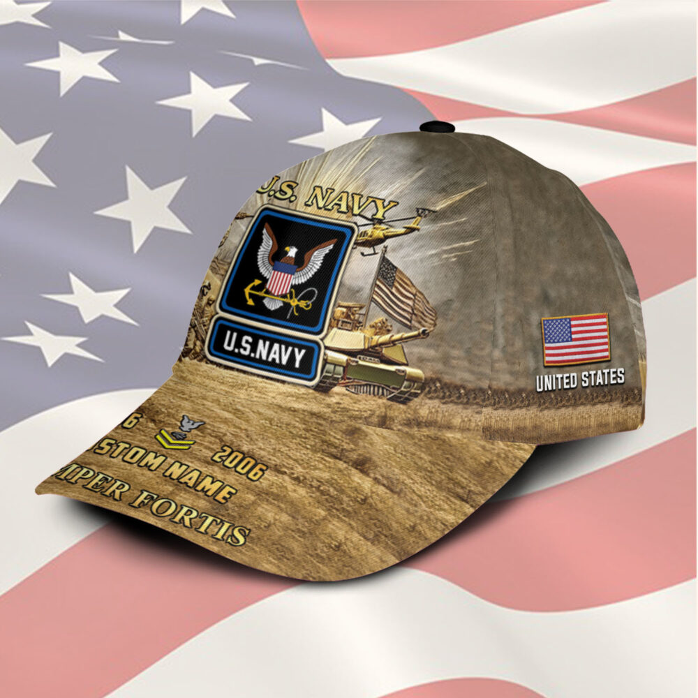 US Navy, Anchors Aweigh - Classic Cap - Image 2