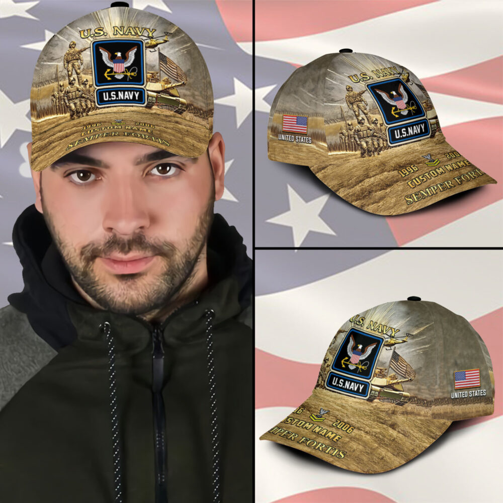 US Navy, Anchors Aweigh - Classic Cap - Image 3