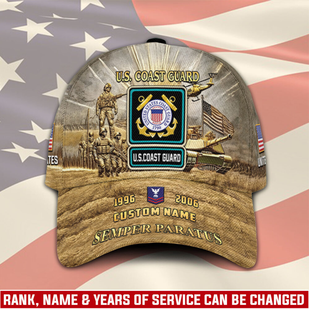 US Coast Guard, Proud Veteran - Classic Cap