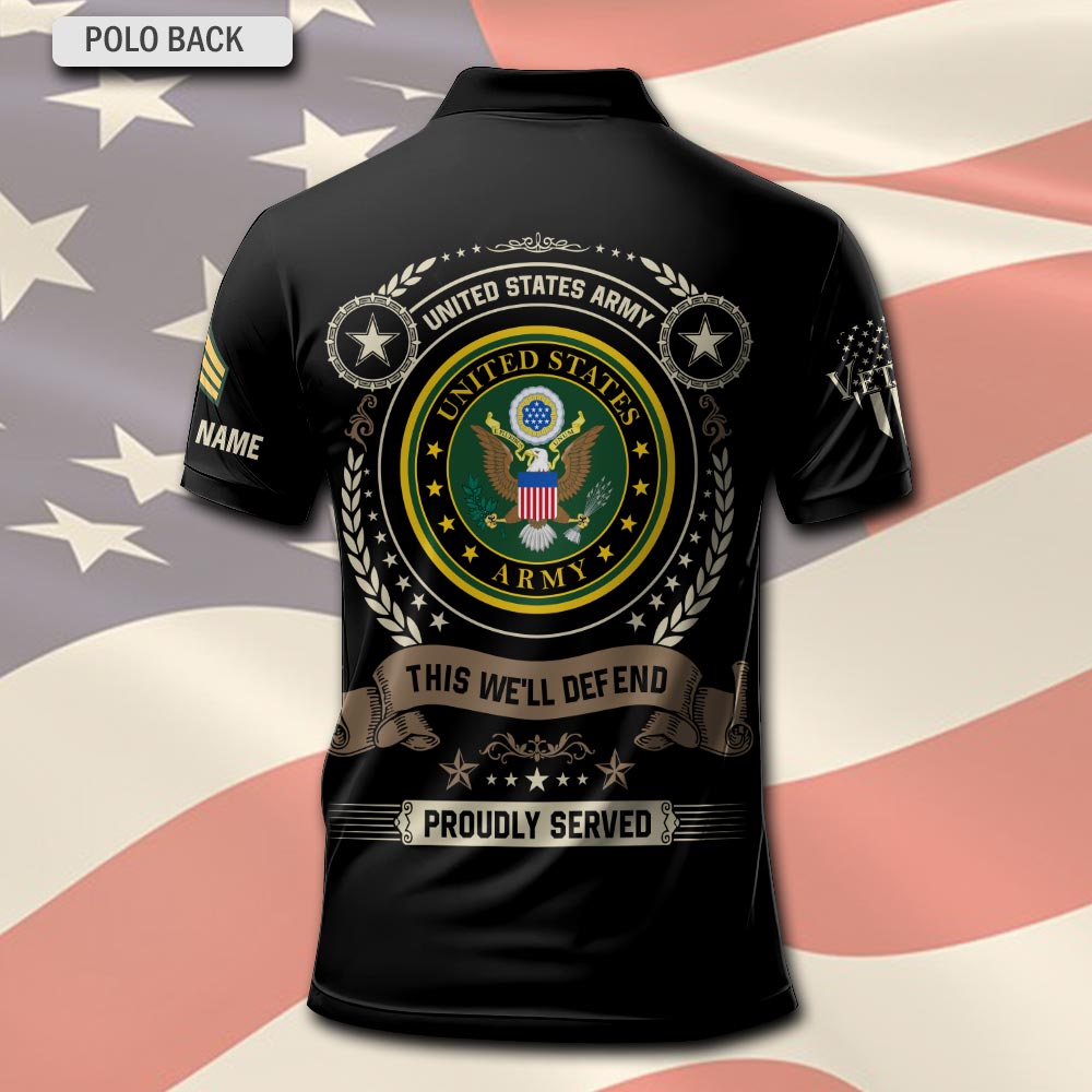 US Army, O 5 Army Lieutenant Colonel - Polo Shirt - Image 3