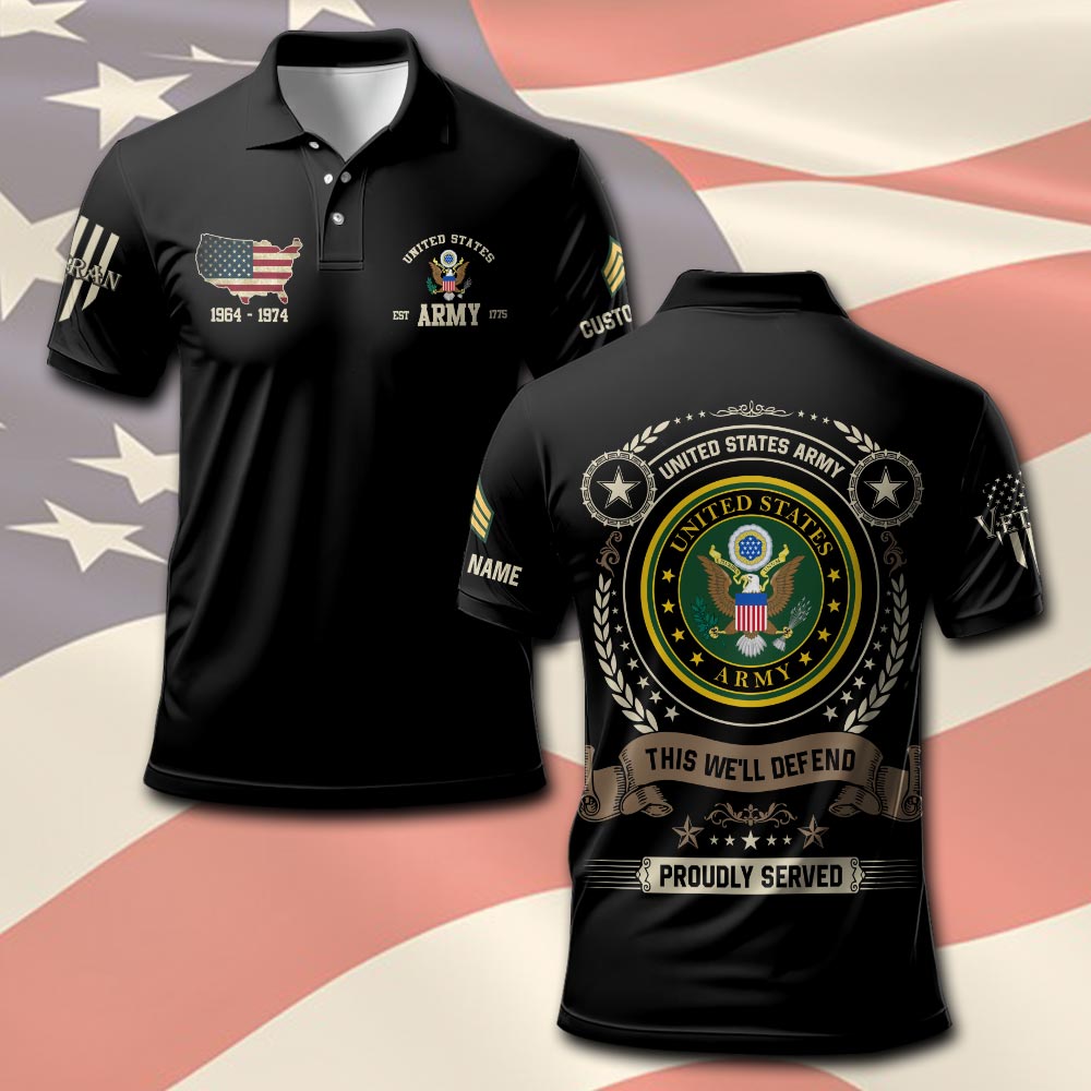 US Army, O 5 Army Lieutenant Colonel - Polo Shirt