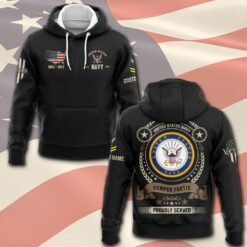 US Navy, E 5 Gold - Hoodie