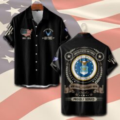 US Air Force , Honor, Duty, Service - Short Sleeve Button Shirt