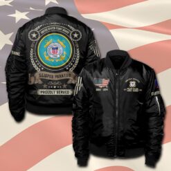 US Coast Guard, E 7 Gold - Bomber Jacket