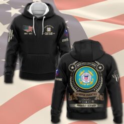 US Coast Guard, Honoring All Who Served - Hoodie