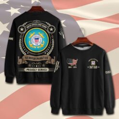 US Coast Guard, E 4 Red - Sweatshirt