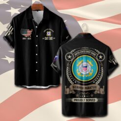 US Coast Guard, All Gave Some, Some Gave All - Short Sleeve Button Shirt