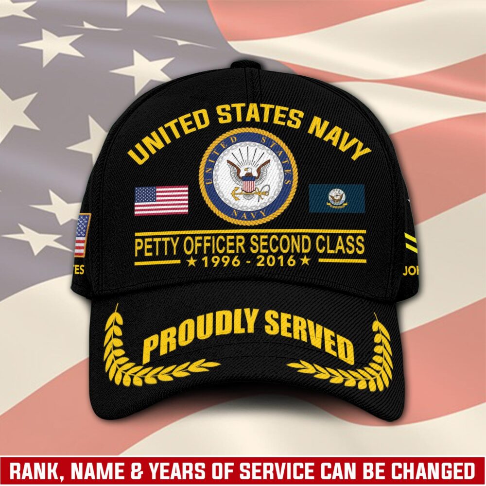 US Navy, E 6 Gold - Classic Cap