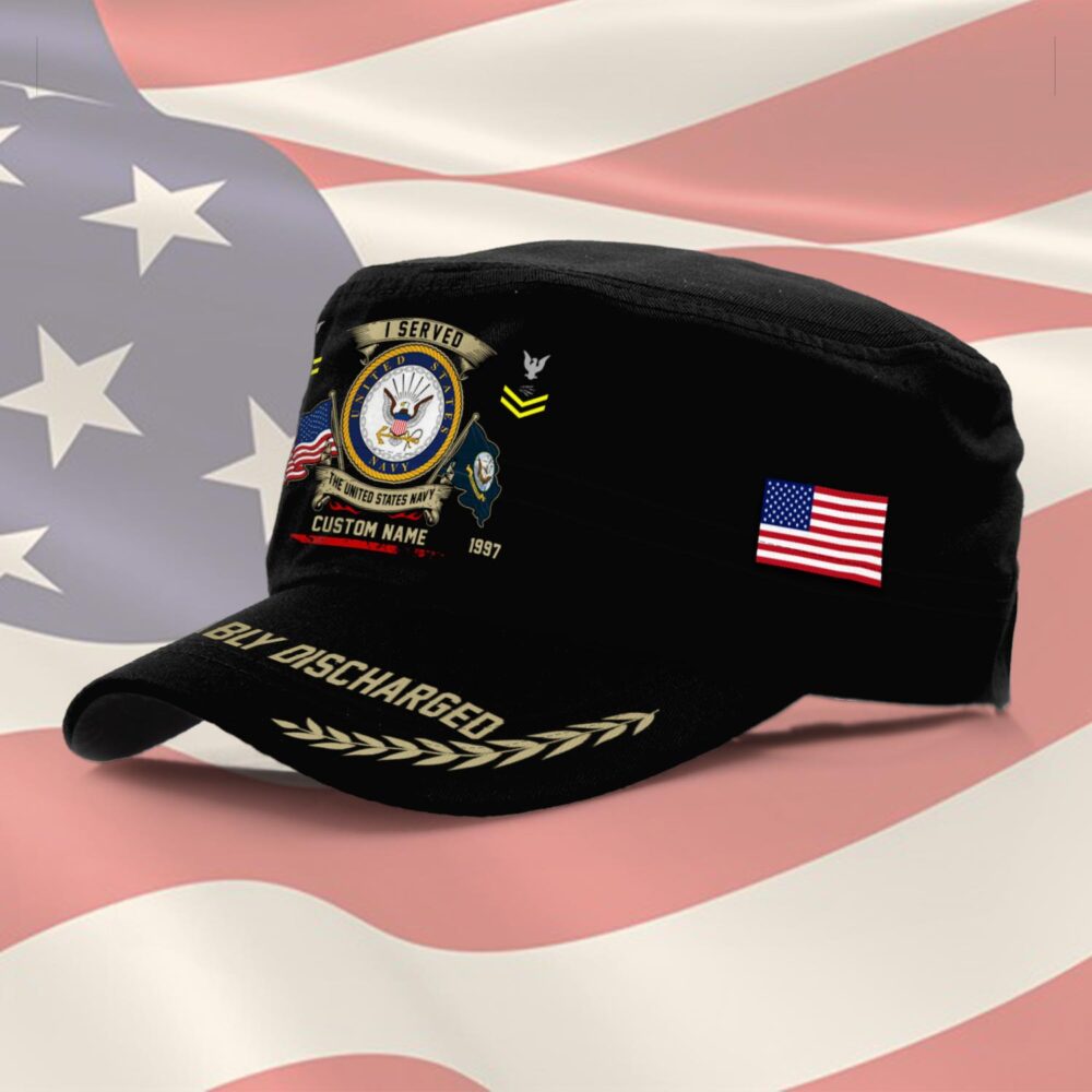 US Navy, E 3 Blue - Military Cap - Image 2