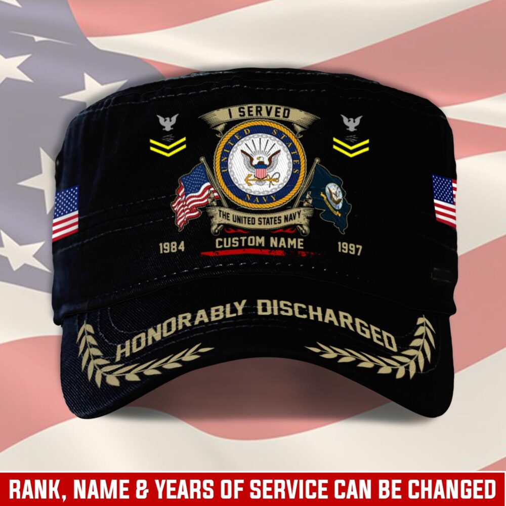 US Navy, E 3 Blue - Military Cap