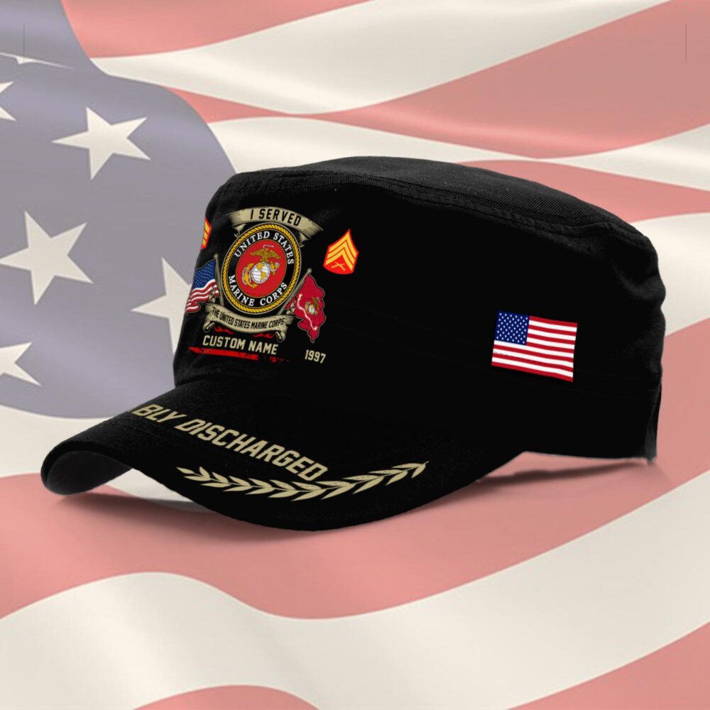 US Marine Corps, O 3 Marines Captain - Military Cap - Image 2