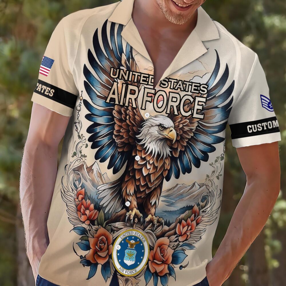 US Air Force , Honoring All Who Served - Hawaii Shirt - Image 2