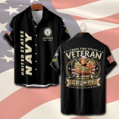 US Navy, Thank a Veteran - Short Sleeve Button Shirt