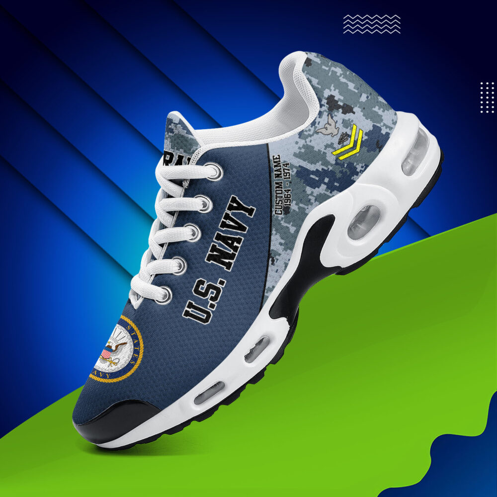 US Navy, E 7 Gold - Air Max Plus Shoes - Image 2