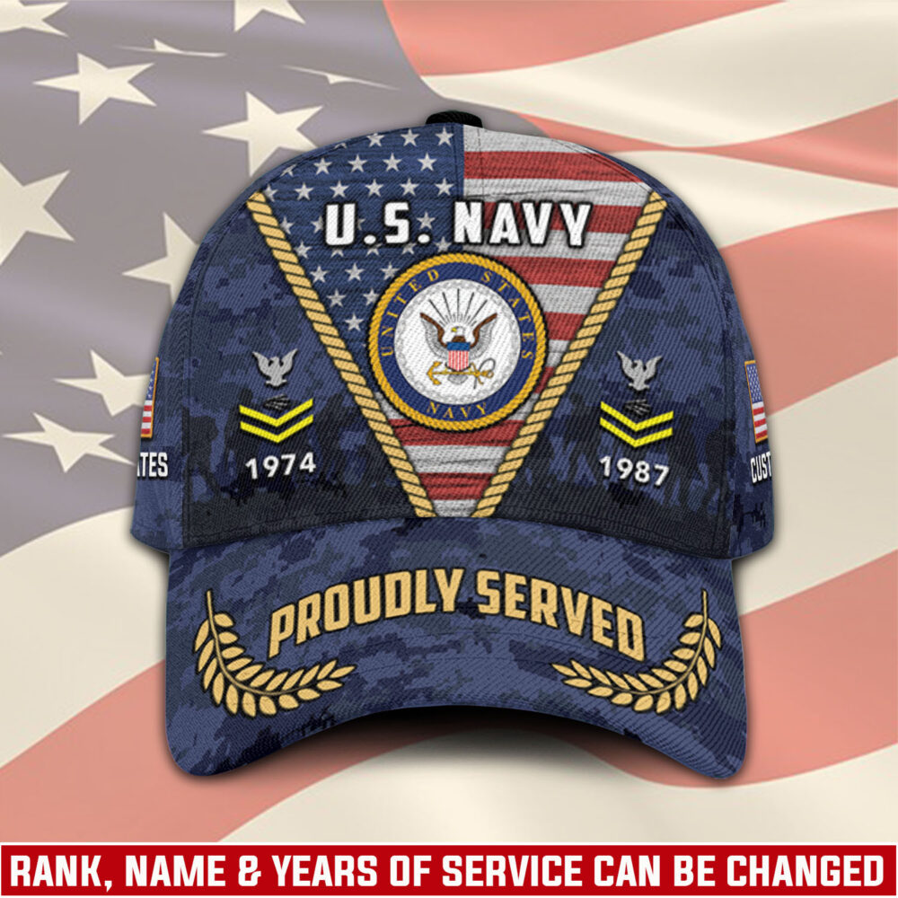 US Navy, Honor - Courage - Commitment - Classic Cap