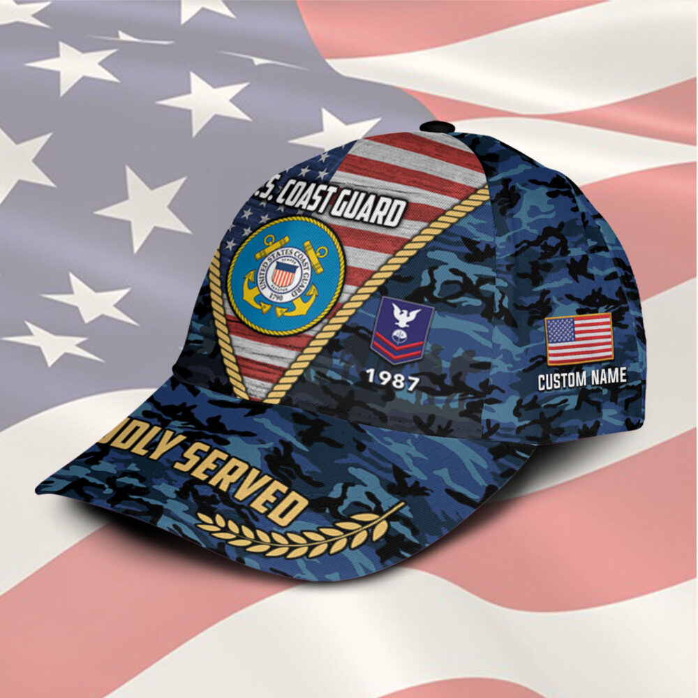 US Coast Guard, E 5 Red - Classic Cap - Image 2