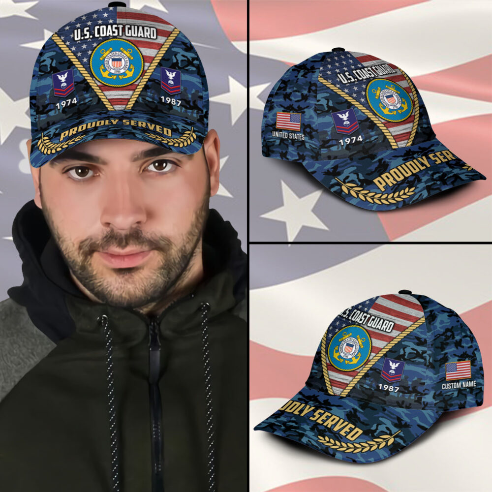 US Coast Guard, E 5 Red - Classic Cap - Image 3